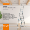 ELKOP Trodelne Aluminijumske Merdevine 3x7 - 4m