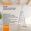 ELKOP Trodelne Aluminijumske Merdevine 3x10 - 5,8m
