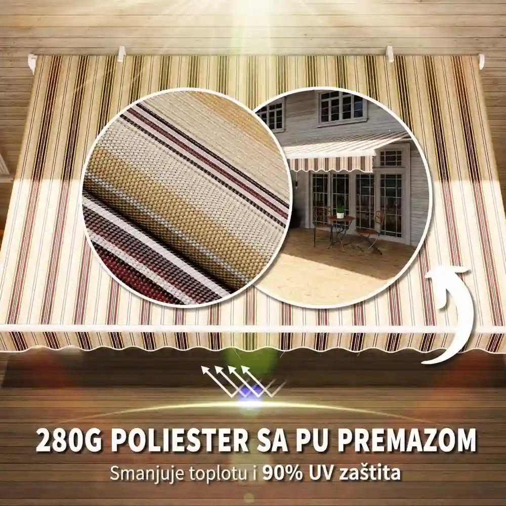 Tenda 3x2m Multikolor - Slika 2