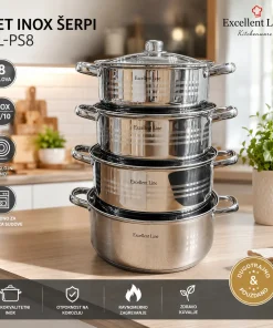 Set inox šerpi EL-PS8