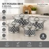 Set posuđa 8TF BLACK